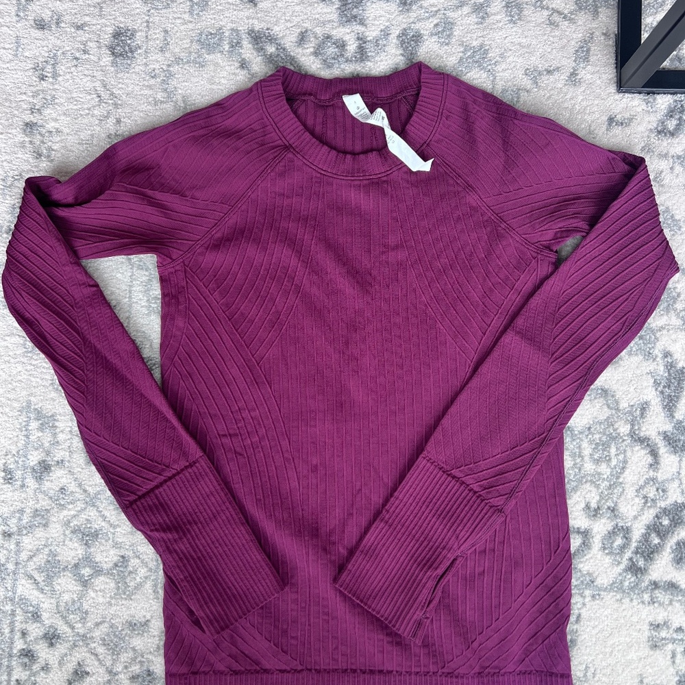 Lululemon Long Sleeve Workout Top Size 4